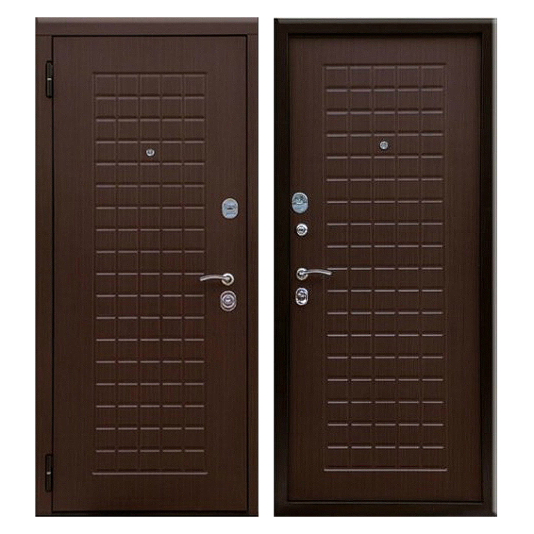 Дверь металл МДФ. Дверь бронированная входная. Входная дверь - шоколадка. Дверь металл МДФ эконом. 10 мм дверь