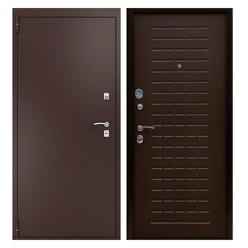 Входная металлическая дверь PM-012 (порошковое напыление + МДФ)