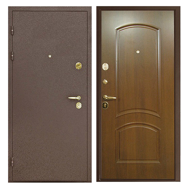 Входная металлическая дверь PM-014 (порошковое напыление + МДФ)