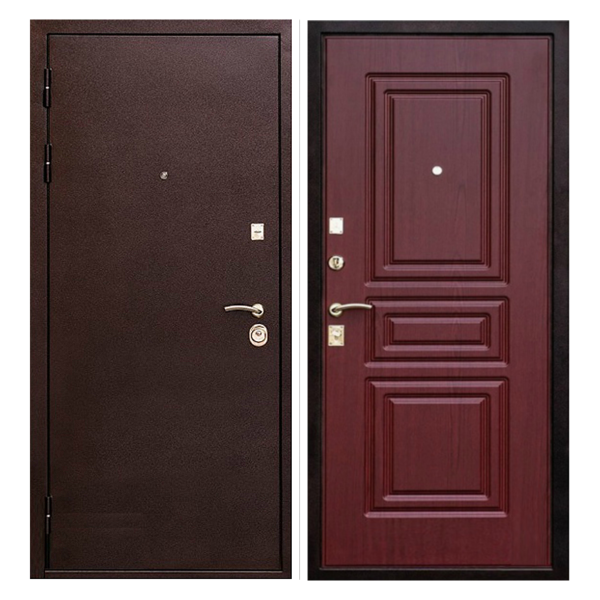 Входная металлическая дверь PM-015 (порошковое напыление + МДФ)
