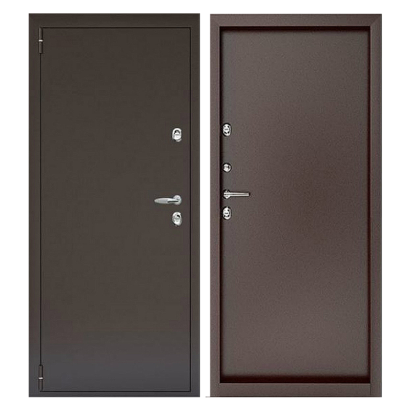Входная металлическая дверь PP-001 (порошковое напыление снаружи и внутри)
