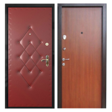 Входная металлическая дверь VDL-002 (винилискожа + ламинированная панель)