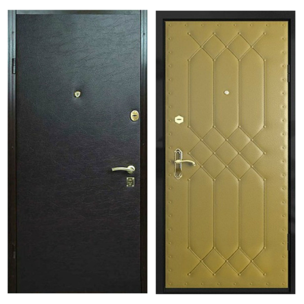 Входная металлическая дверь VVD-005 (винилискожа + винилискожа)