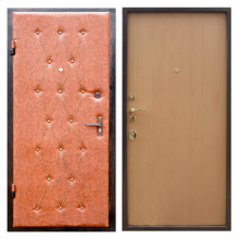 Входная металлическая дверь VDL-003 (винилискожа + ламинированная панель)