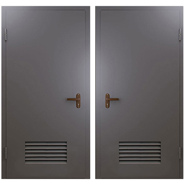 Техническая металлическая дверь TD-002 (нитроэмаль снаружи и внутри)